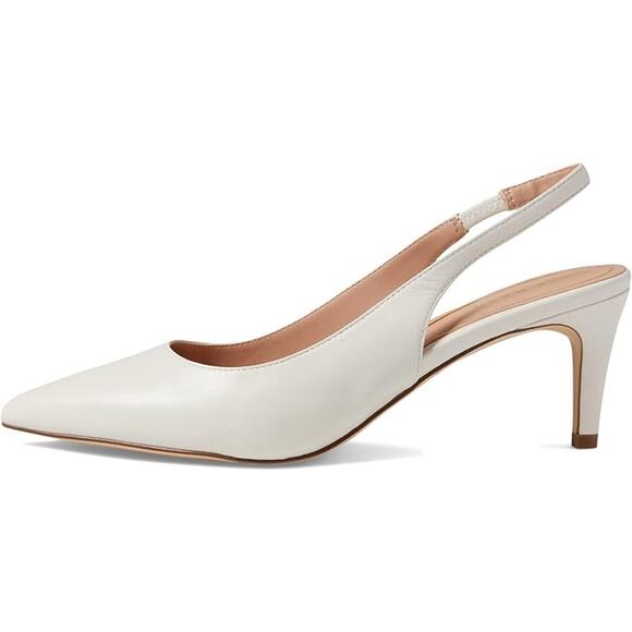 NWT Cole Haan Women's Vandam Sling Back Pump ,Ivory Leather-Size 8 - Picture 4 of 5